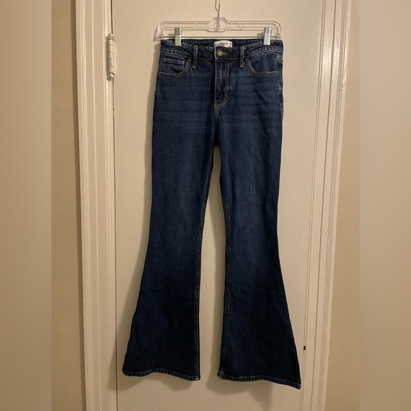 Abercrombie and Fitch The Vintage Flare High Rise Denim Jean Size 26 - Picture 1 of 16